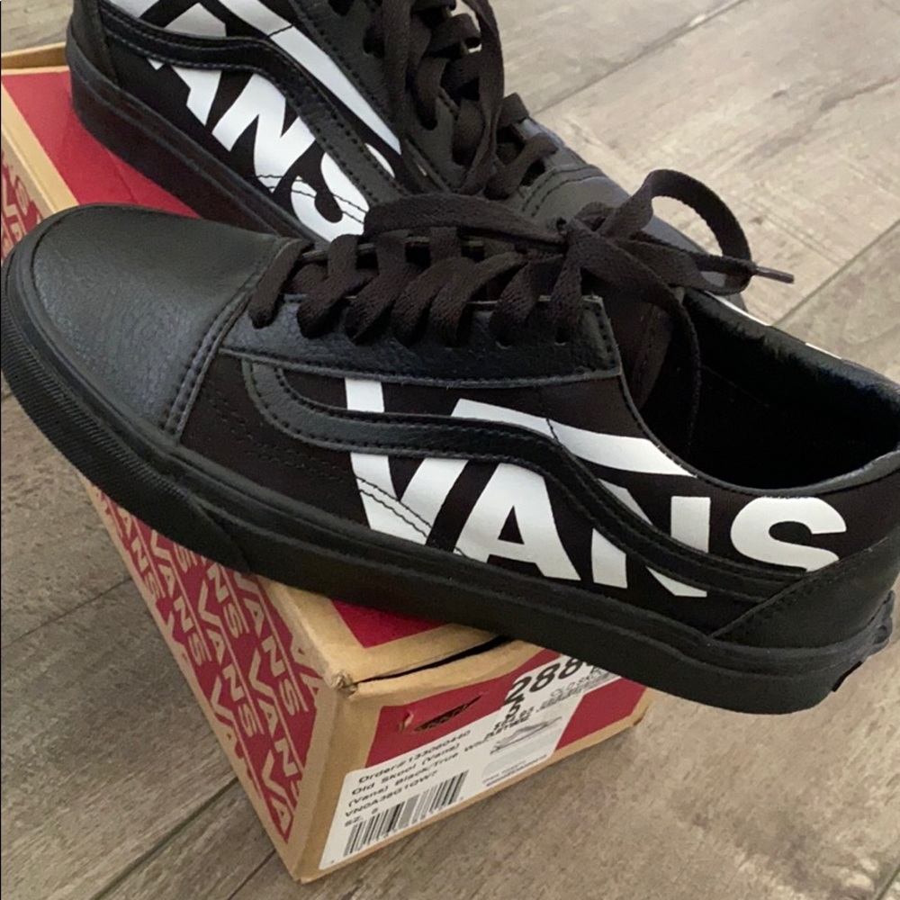 VANS Old Skool Big Logo Black/ True White Skate